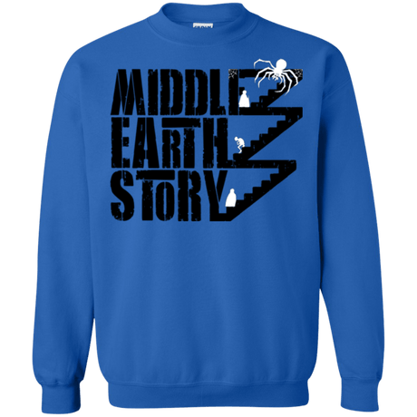 Sweatshirts Royal / Small Middle Earth Story Crewneck Sweatshirt