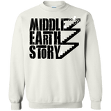 Sweatshirts White / Small Middle Earth Story Crewneck Sweatshirt