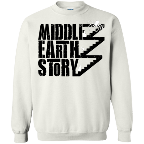 Sweatshirts White / Small Middle Earth Story Crewneck Sweatshirt