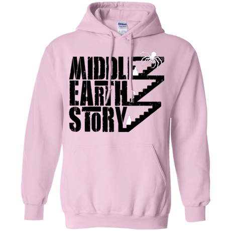 Sweatshirts Light Pink / Small Middle Earth Story Pullover Hoodie