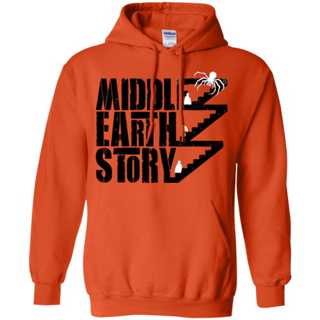 Sweatshirts Orange / Small Middle Earth Story Pullover Hoodie