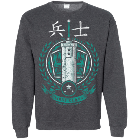 Sweatshirts Dark Heather / Small Midgar's Finest Crewneck Sweatshirt