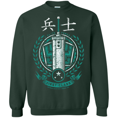 Sweatshirts Forest Green / Small Midgar's Finest Crewneck Sweatshirt