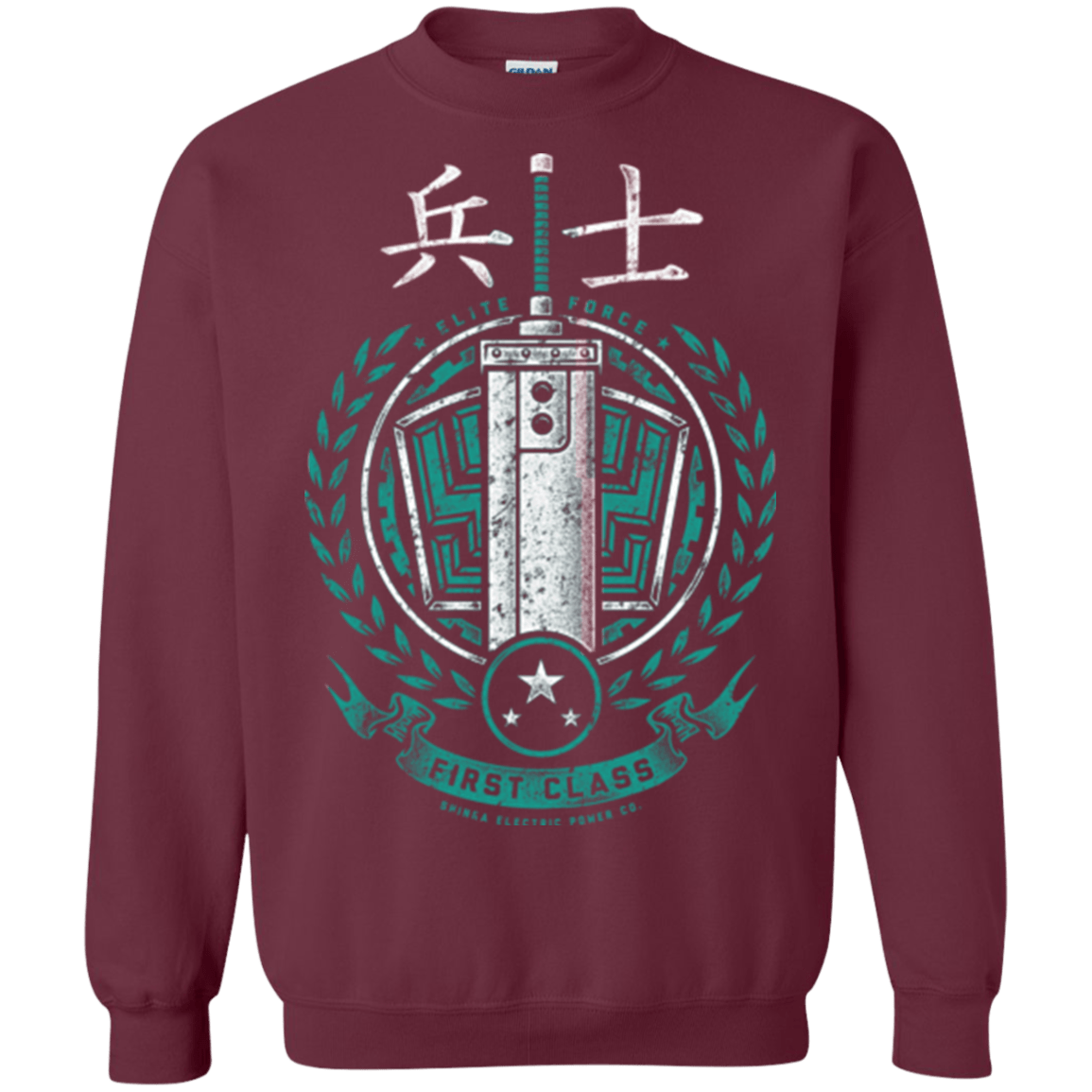 Sweatshirts Maroon / Small Midgar's Finest Crewneck Sweatshirt