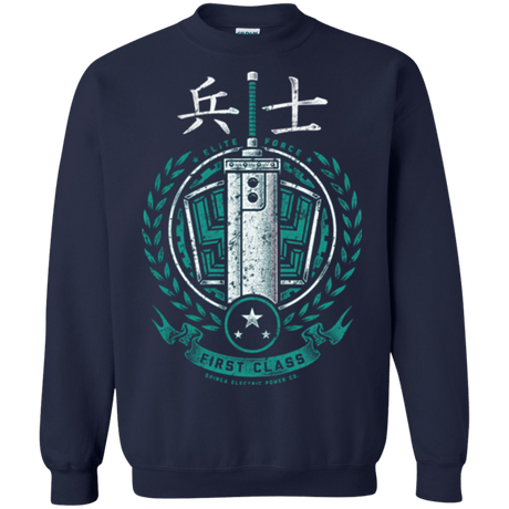 Sweatshirts Navy / Small Midgar's Finest Crewneck Sweatshirt