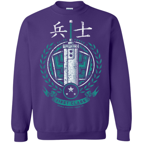 Sweatshirts Purple / Small Midgar's Finest Crewneck Sweatshirt