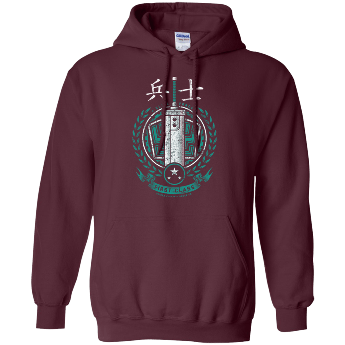 Sweatshirts Maroon / Small Midgar's Finest Pullover Hoodie
