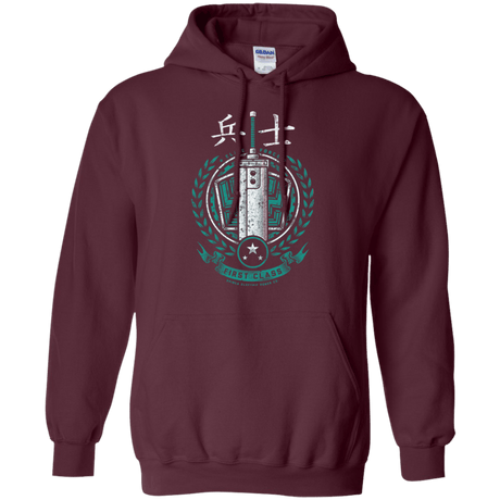Sweatshirts Maroon / Small Midgar's Finest Pullover Hoodie