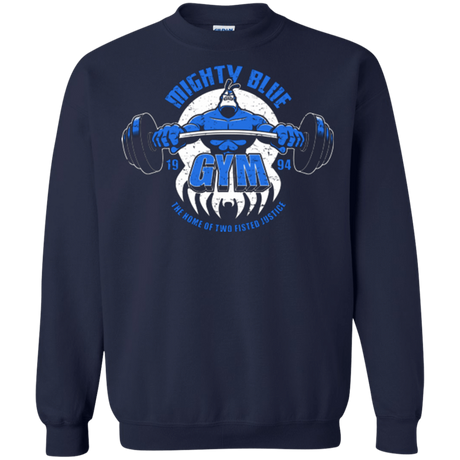 Sweatshirts Navy / Small Mighty Blue Gym Crewneck Sweatshirt
