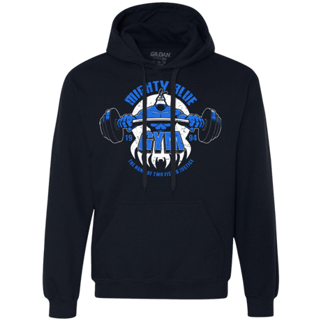 Sweatshirts Navy / Small Mighty Blue Gym Premium Fleece Hoodie