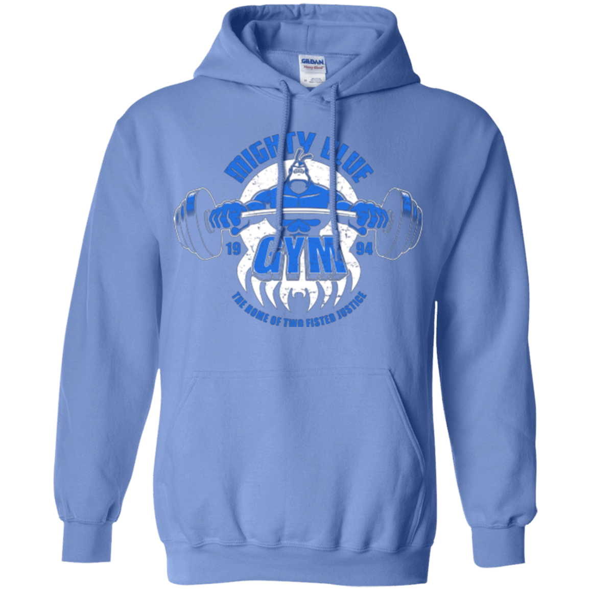 Sweatshirts Carolina Blue / Small Mighty Blue Gym Pullover Hoodie