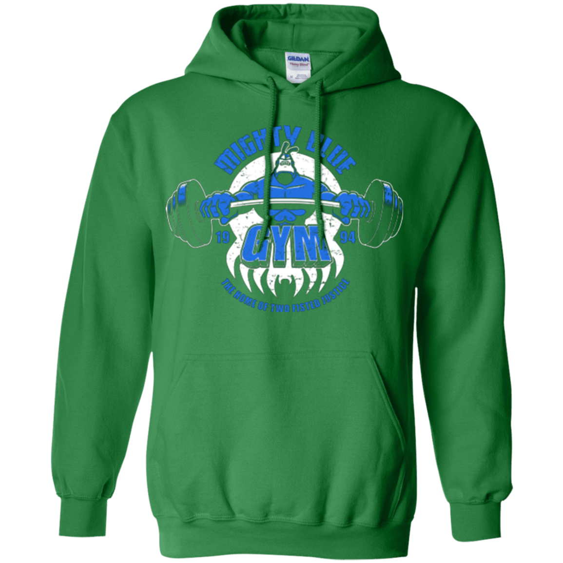 Sweatshirts Irish Green / Small Mighty Blue Gym Pullover Hoodie