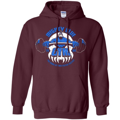 Sweatshirts Maroon / Small Mighty Blue Gym Pullover Hoodie