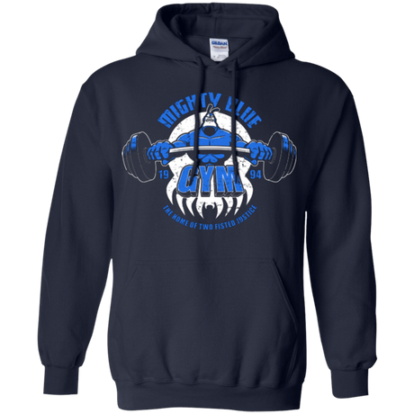 Sweatshirts Navy / Small Mighty Blue Gym Pullover Hoodie