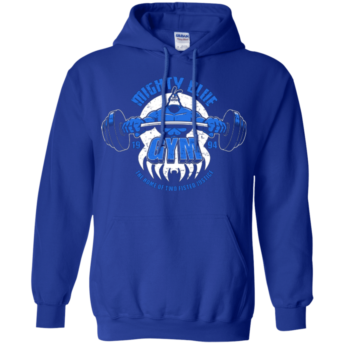 Sweatshirts Royal / Small Mighty Blue Gym Pullover Hoodie