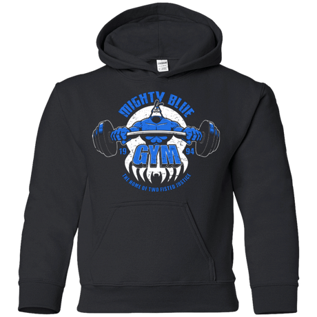 Sweatshirts Black / YS Mighty Blue Gym Youth Hoodie