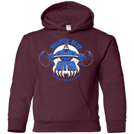 Sweatshirts Maroon / YS Mighty Blue Gym Youth Hoodie