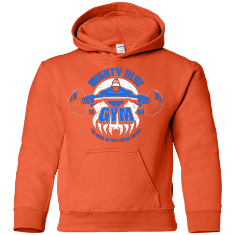 Sweatshirts Orange / YS Mighty Blue Gym Youth Hoodie