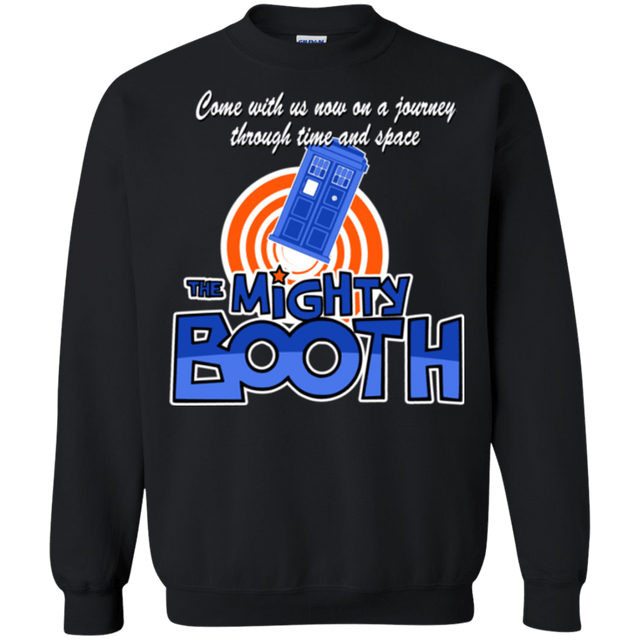 Sweatshirts Black / Small Mighty Booth Crewneck Sweatshirt