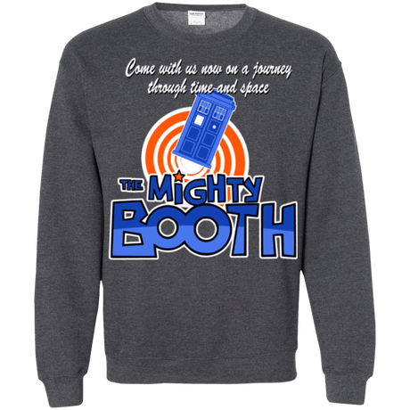 Sweatshirts Dark Heather / Small Mighty Booth Crewneck Sweatshirt