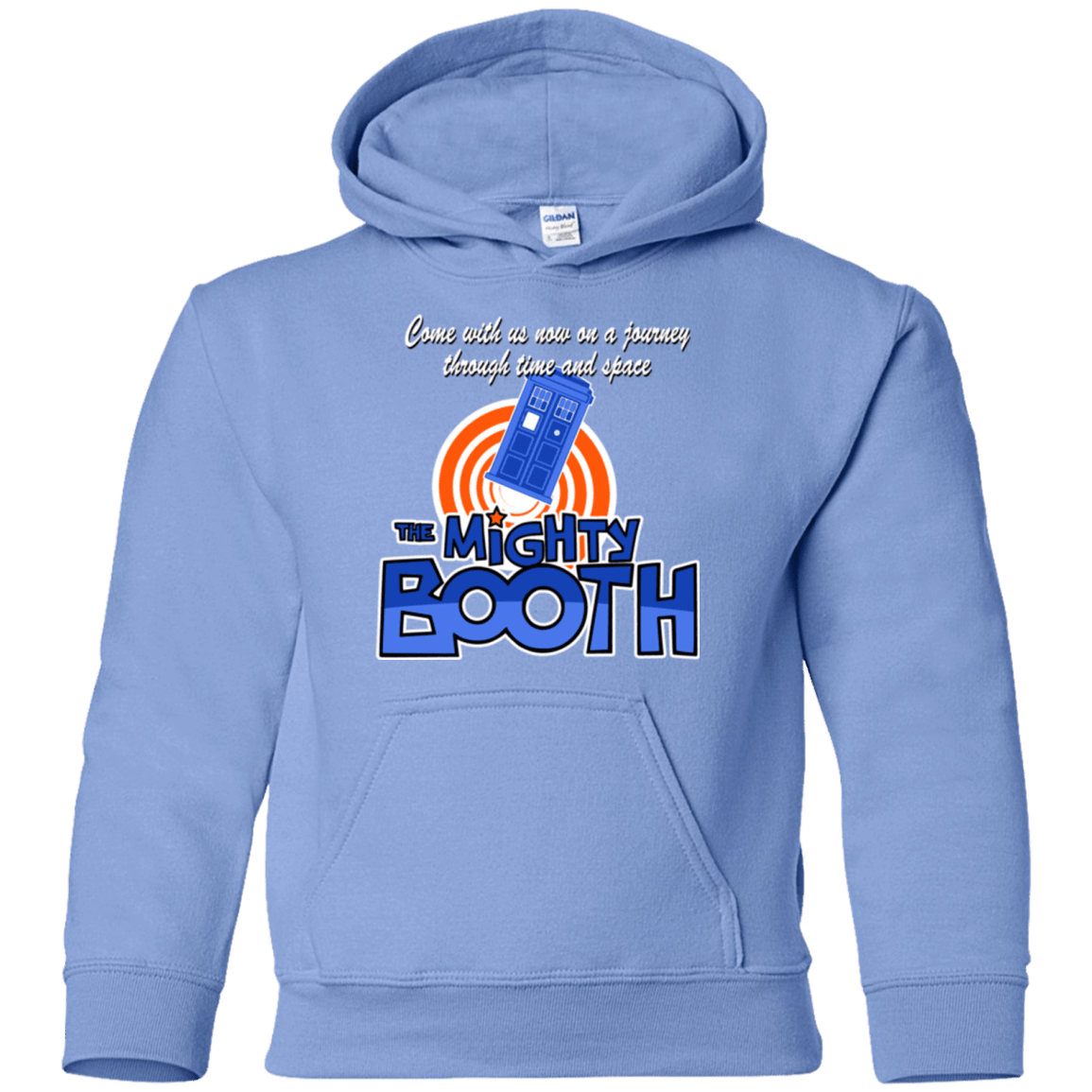 Sweatshirts Carolina Blue / YS Mighty Booth Youth Hoodie
