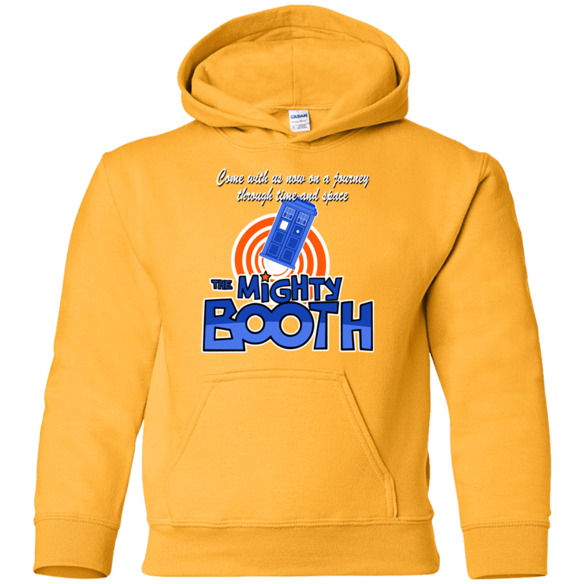 Sweatshirts Gold / YS Mighty Booth Youth Hoodie