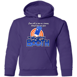 Sweatshirts Purple / YS Mighty Booth Youth Hoodie