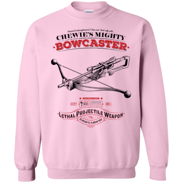 Sweatshirts Light Pink / Small Mighty Bowcaster Crewneck Sweatshirt