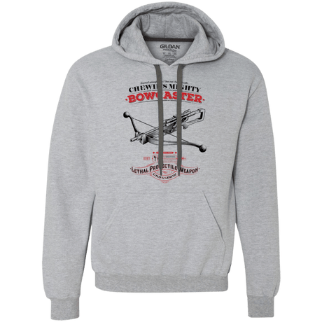 Sweatshirts Sport Grey / Small Mighty Bowcaster Premium Fleece Hoodie