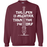 Sweatshirts Maroon / S Mighty Pen Crewneck Sweatshirt