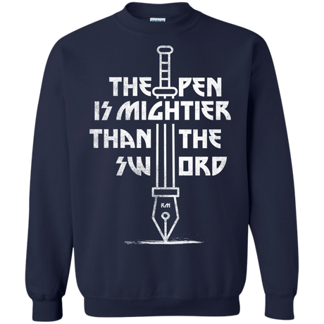 Sweatshirts Navy / S Mighty Pen Crewneck Sweatshirt