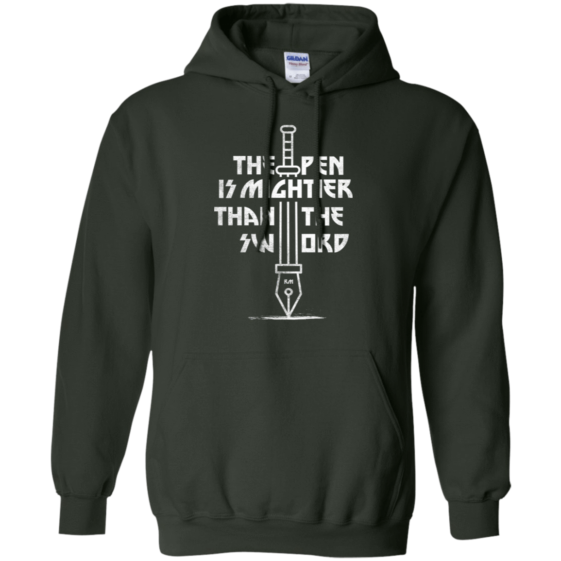 Sweatshirts Forest Green / S Mighty Pen Pullover Hoodie