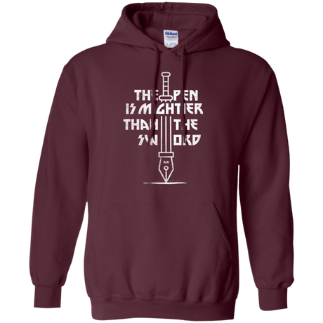 Sweatshirts Maroon / S Mighty Pen Pullover Hoodie