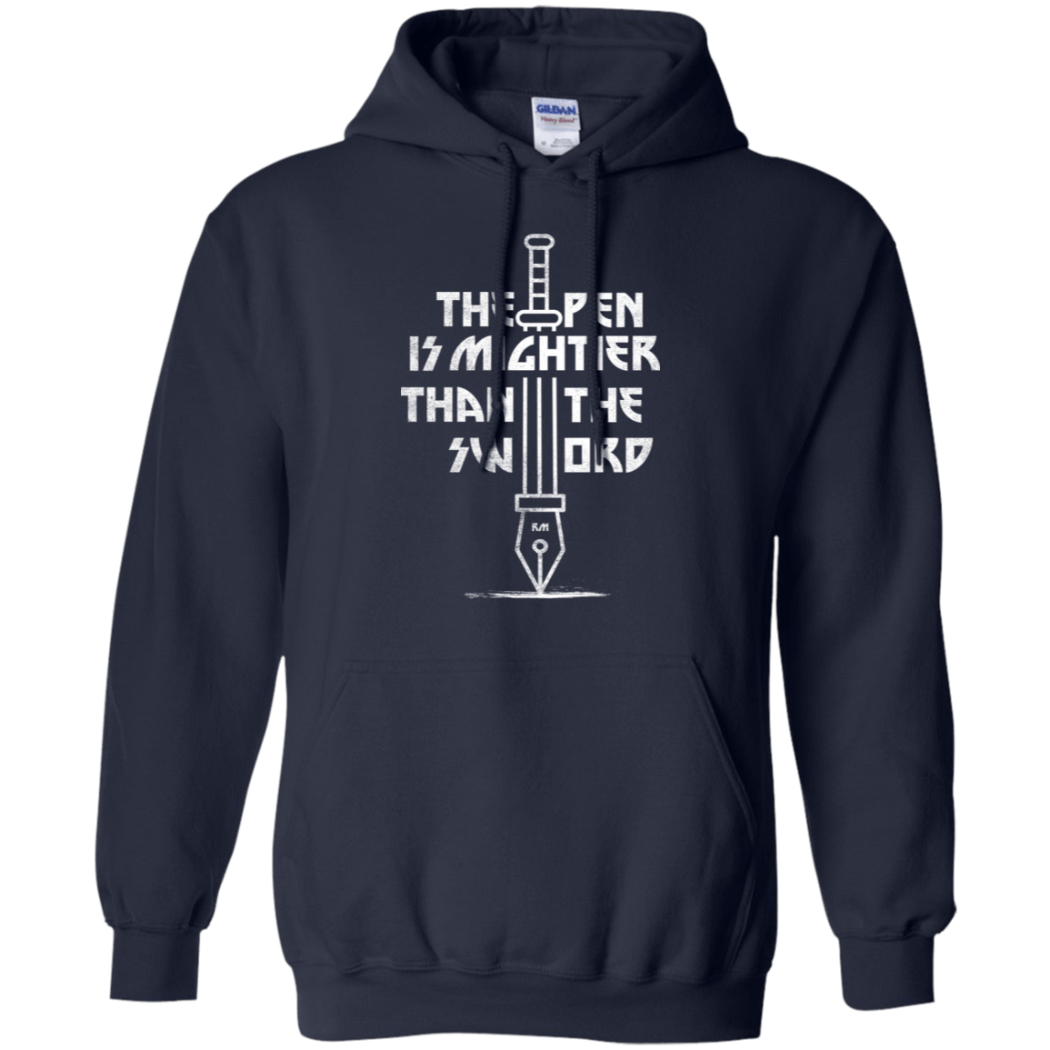 Sweatshirts Navy / S Mighty Pen Pullover Hoodie