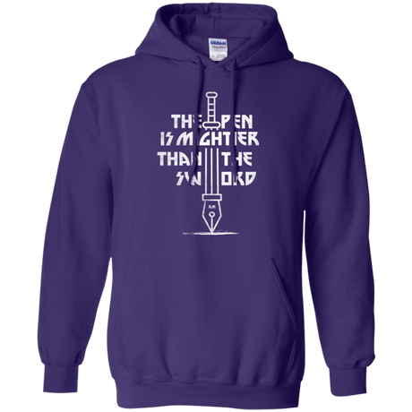 Sweatshirts Purple / S Mighty Pen Pullover Hoodie