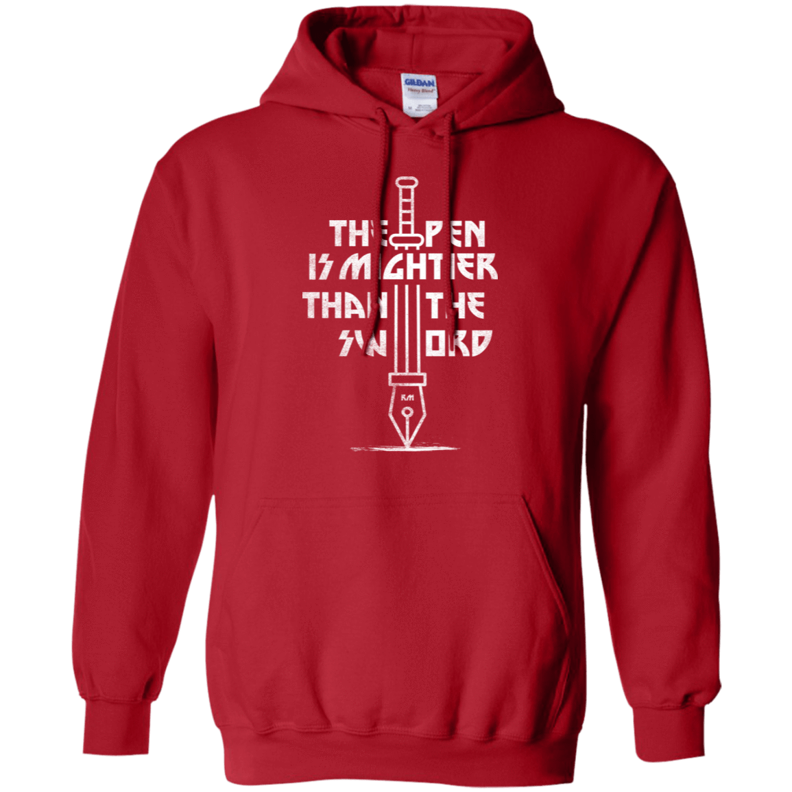 Sweatshirts Red / S Mighty Pen Pullover Hoodie