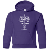 Sweatshirts Purple / YS Mighty Pen Youth Hoodie