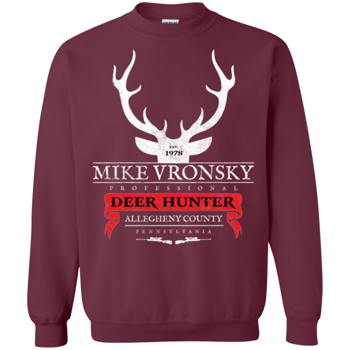 Sweatshirts Maroon / Small Mike Vronsky Crewneck Sweatshirt