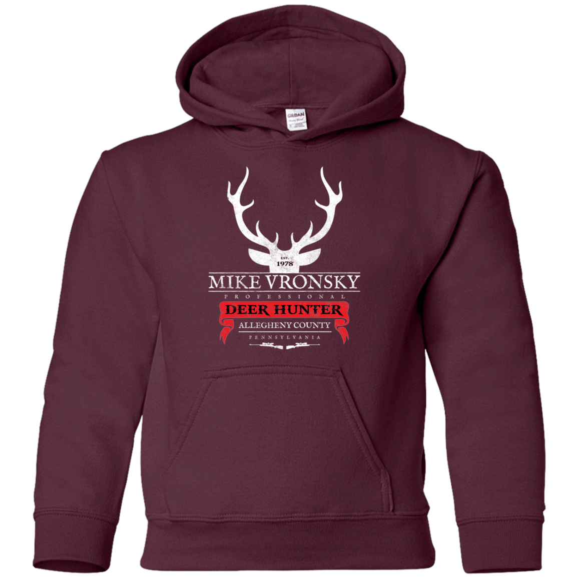 Sweatshirts Maroon / YS Mike Vronsky Youth Hoodie