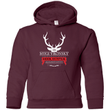 Sweatshirts Maroon / YS Mike Vronsky Youth Hoodie