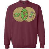 Sweatshirts Maroon / Small Mikey Diagram Crewneck Sweatshirt