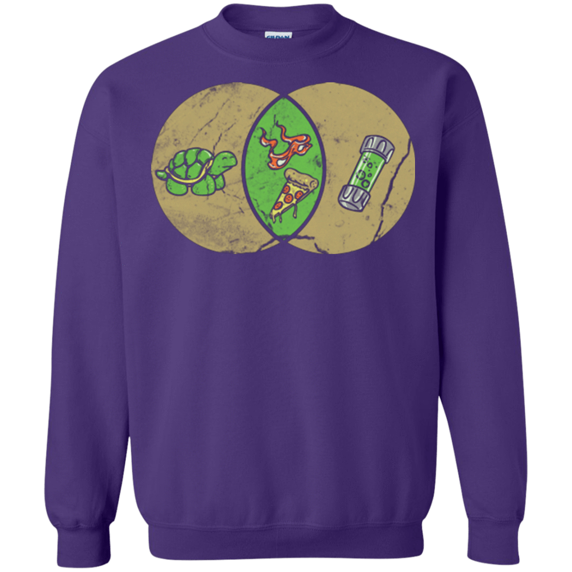 Sweatshirts Purple / Small Mikey Diagram Crewneck Sweatshirt