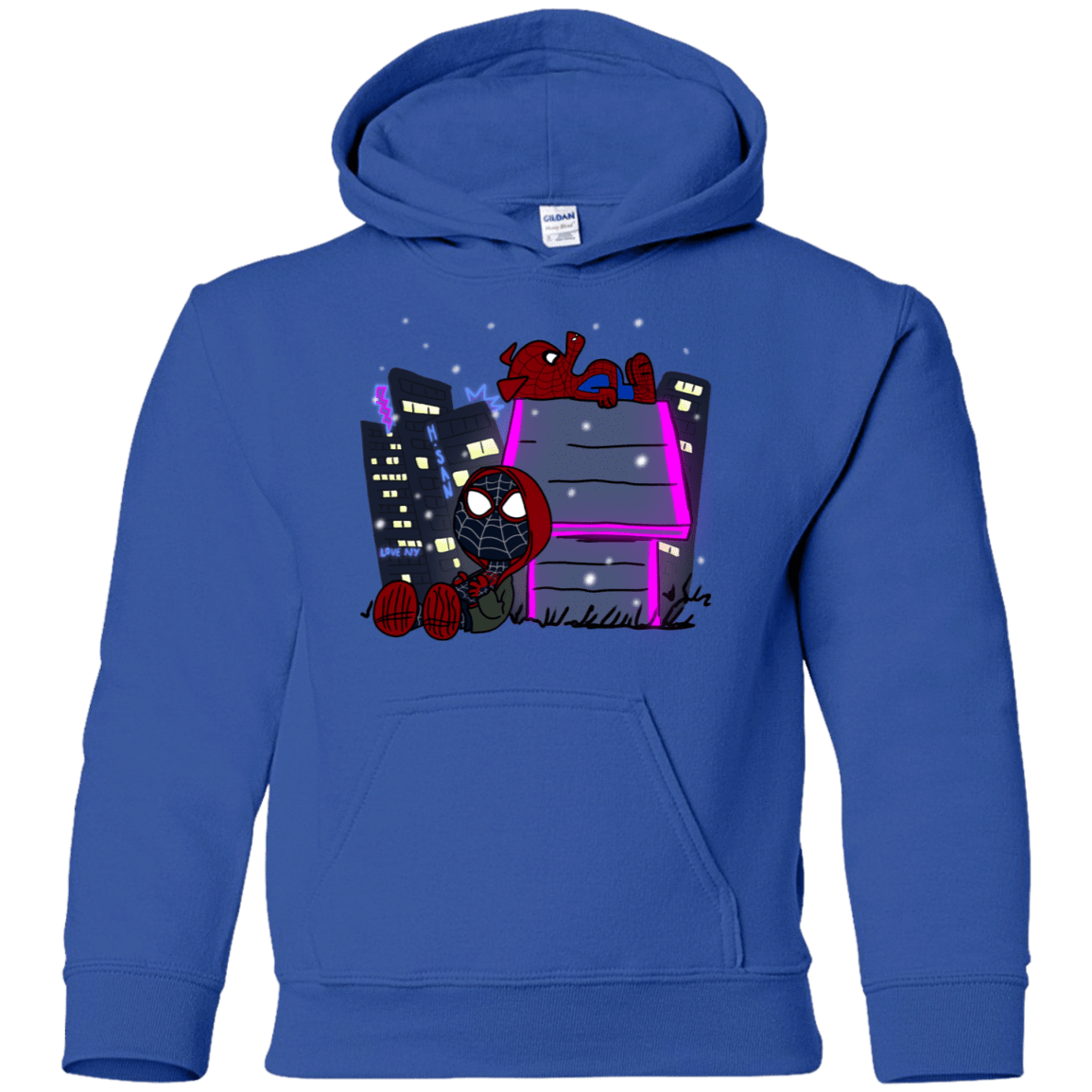 Sweatshirts Royal / YS Miles and Porker Youth Hoodie