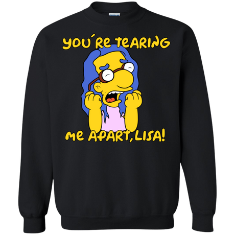 Sweatshirts Black / S Milhouse Wiseau Crewneck Sweatshirt