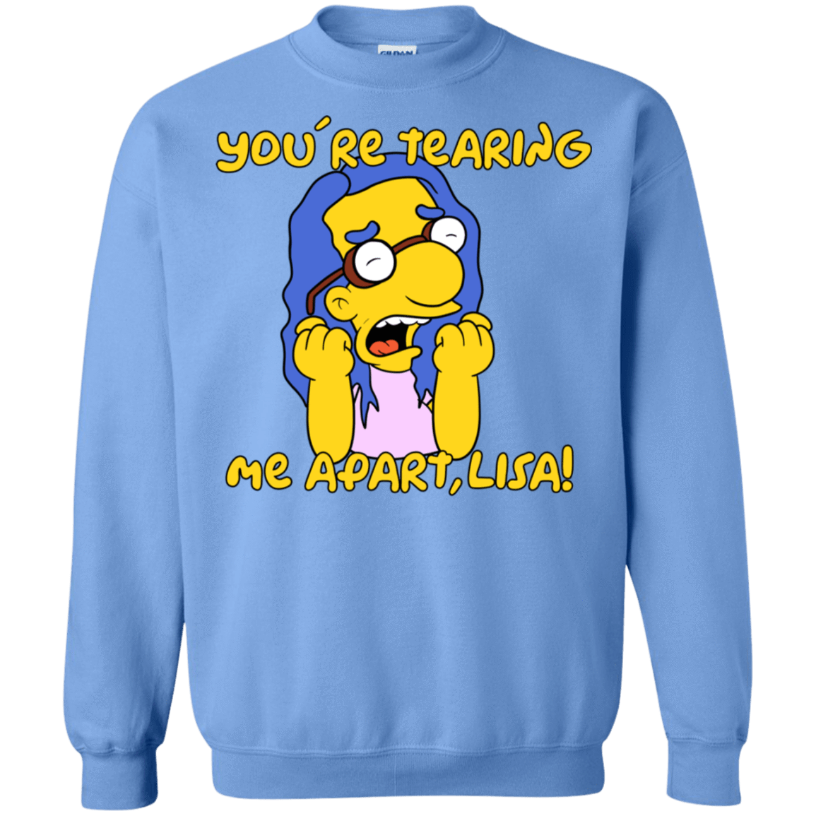 Sweatshirts Carolina Blue / S Milhouse Wiseau Crewneck Sweatshirt