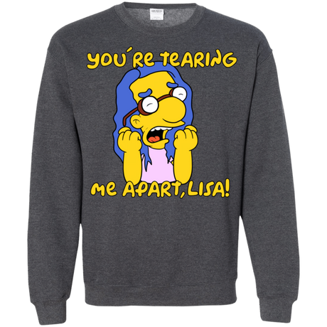 Sweatshirts Dark Heather / S Milhouse Wiseau Crewneck Sweatshirt