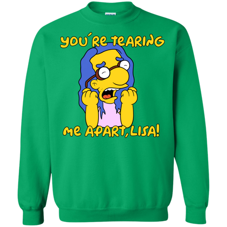 Sweatshirts Irish Green / S Milhouse Wiseau Crewneck Sweatshirt