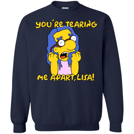 Sweatshirts Navy / S Milhouse Wiseau Crewneck Sweatshirt