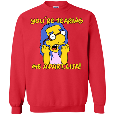 Sweatshirts Red / S Milhouse Wiseau Crewneck Sweatshirt