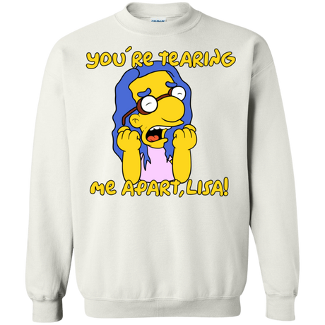 Sweatshirts White / S Milhouse Wiseau Crewneck Sweatshirt